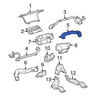 Toyota OE - Front Right Upper Inner Instrument Panel Air Duct