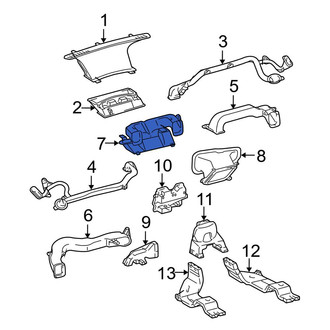 Toyota OE - Front Center Instrument Panel Air Duct
