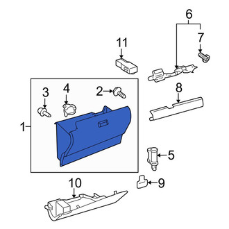 Toyota OE - Front Glove Box Door