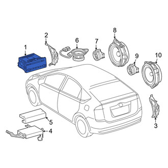 Toyota OE - Radio Control Unit