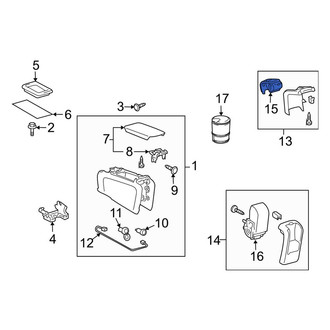 Toyota OE - Front Console Cup Holder