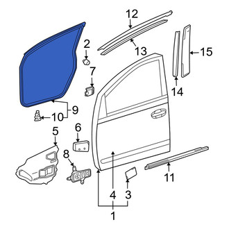 Toyota OE - Front Right Outer Door Seal