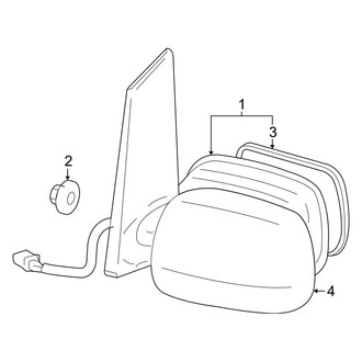 Toyota OE - Front Door - Outside Mirrors