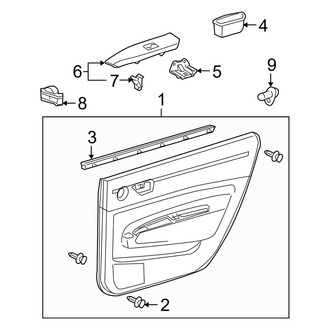 Toyota OE - Rear Door - Interior Trim