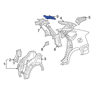 Toyota OE - Rear Left Roof Panel Reinforcement