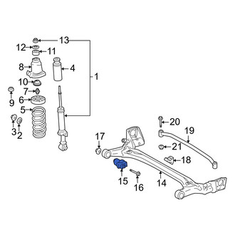 Toyota OE - Rear Axle Support Bushing