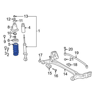 Toyota OE - Rear Coil Spring