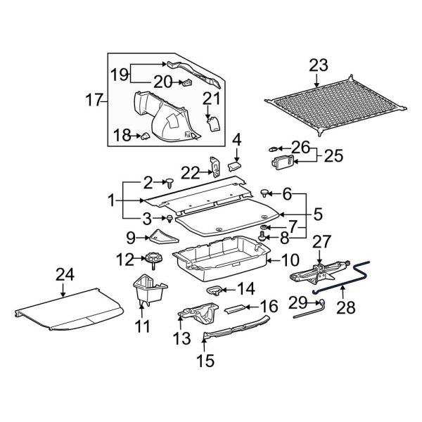 Toyota OE 0911352030 Floor Jack Handle
