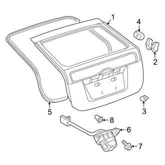 Toyota OE - Lift Gate - Gate & Hardware