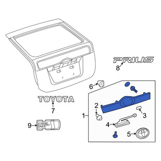 Toyota OE - Rear Liftgate Trim