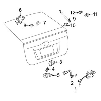 Toyota OE - Lift Gate - Lock & Hardware