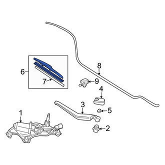 Toyota OE - Rear Wiper Blade