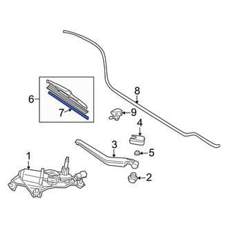 Toyota OE - Rear Wiper Blade