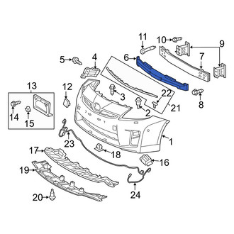 Toyota OE - Front Bumper Impact Absorber
