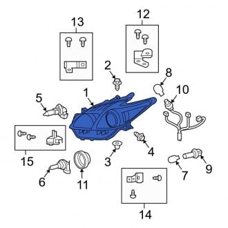 Toyota OE - Front Left Headlight