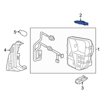 Toyota OE - Right Turn Signal Light Assembly Bracket