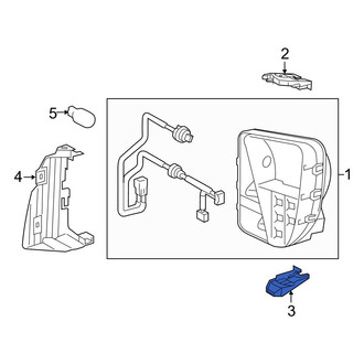 Toyota OE - Left Turn Signal Light Assembly Bracket
