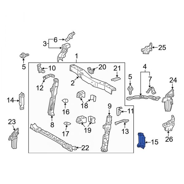 Radiator Support Bracket