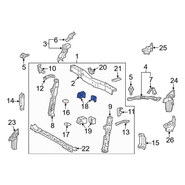 Radiator Support Bracket