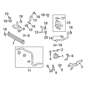 Toyota OE - Inverter Cooling Components
