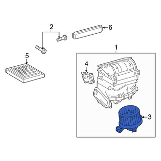 Toyota OE - HVAC Blower Motor Assembly