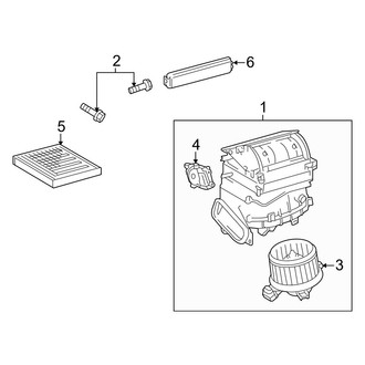 Toyota OE - Air Conditioner & Heater - Blower Motor & Fan