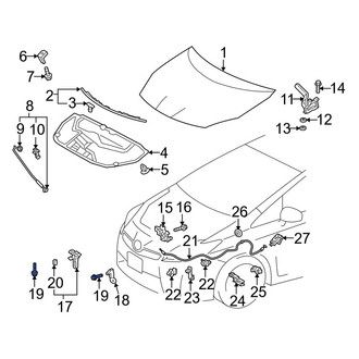 Toyota OE - Battery Hold Down Bolt