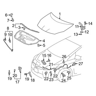 Toyota OE - Hood & Components