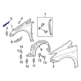 Toyota OE - Left Fender Seal
