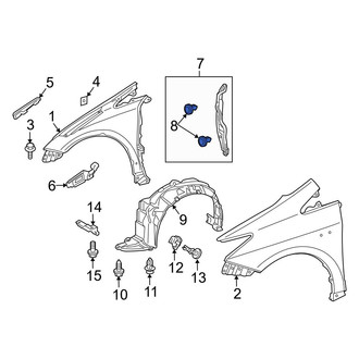 Toyota OE - Upper Fender Clip