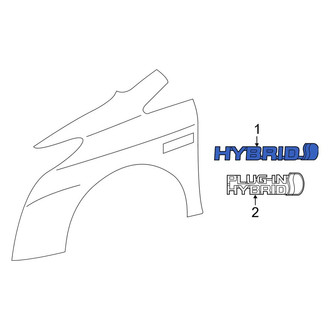 Toyota OE - Front Left Fender Emblem