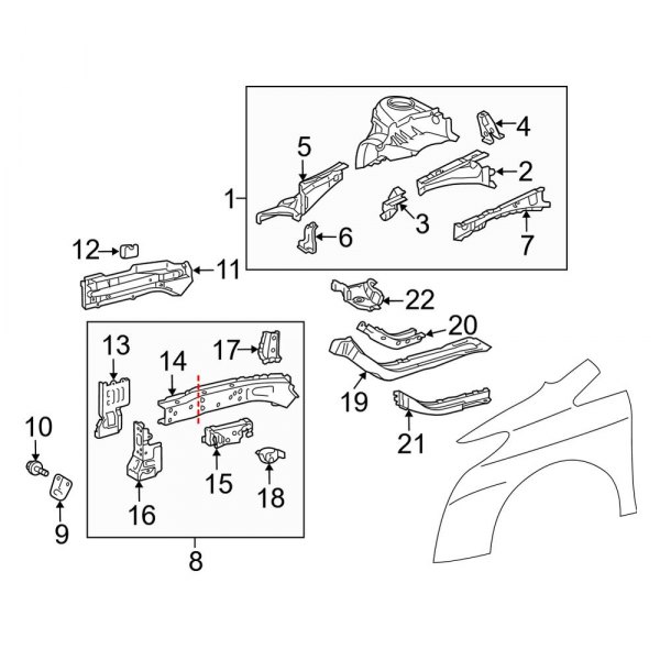 Fender - Structural Components & Rails