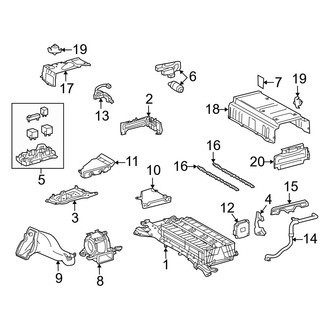 Toyota OE - Electrical - Battery (High Voltage), (Five / Four / Three / Two)
