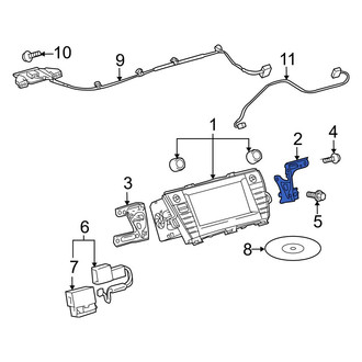 Toyota OE - Right Radio Bracket