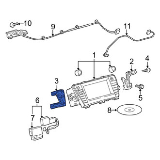Toyota OE - Left GPS Navigation System Bracket