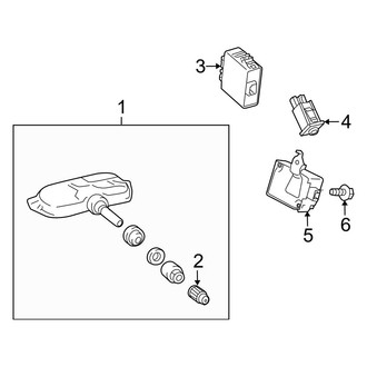 Toyota OE - Electrical - Tire Pressure Monitor Components