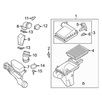 Toyota OE - Engine / Transaxle - Air Intake