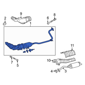Toyota OE - Exhaust Intermediate Pipe
