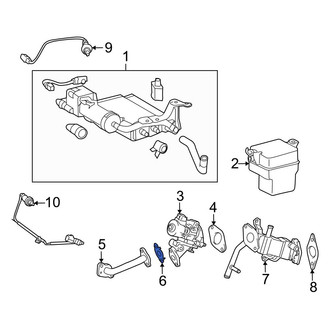 Toyota OE - Exhaust Gas Recirculation (EGR) Tube Gasket