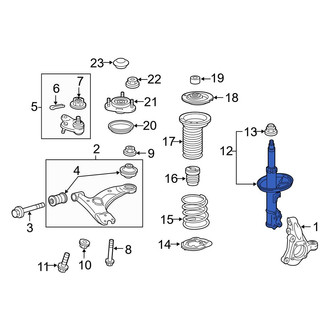Toyota OE - Front Left Suspension Strut