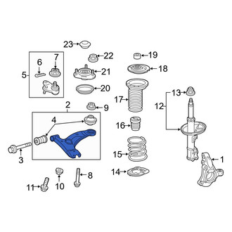 Toyota OE - Front Left Suspension Control Arm