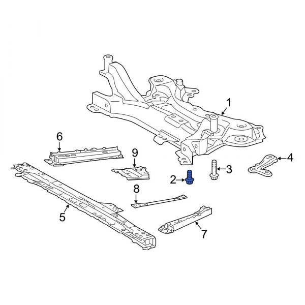 Suspension Crossmember Bolt