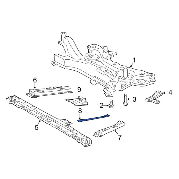 Suspension Subframe Reinforcement Bracket