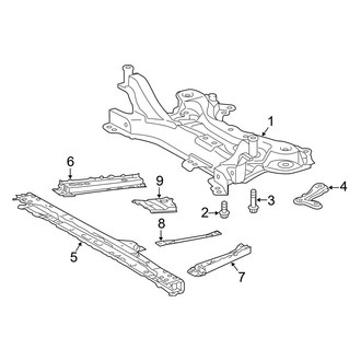 Toyota OE - Front Suspension - Suspension Mounting