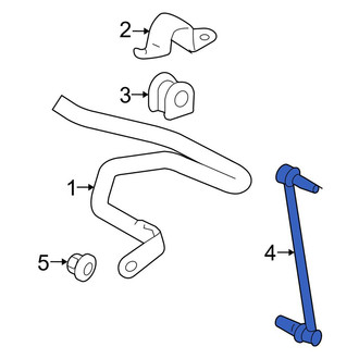 Toyota OE - Front Suspension Stabilizer Bar Link