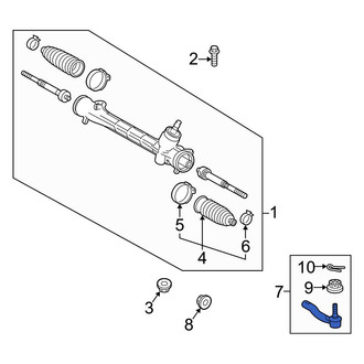 Toyota OE - Right Outer Steering Tie Rod End