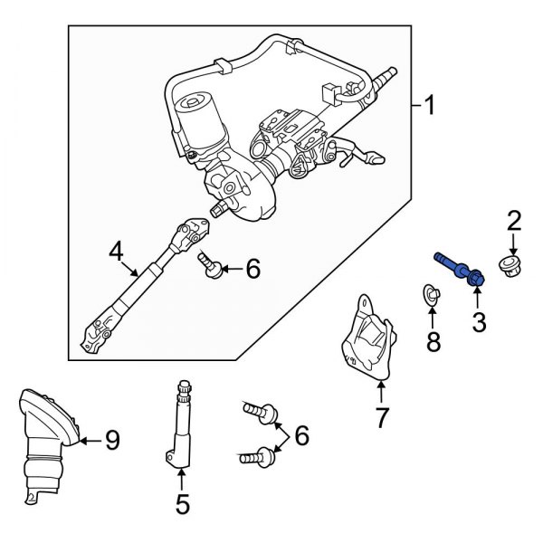 Steering Column Bolt