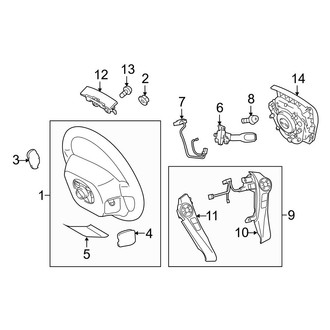 Toyota OE - Steering Wheel & Trim
