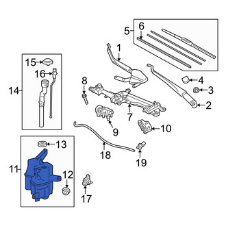 Toyota OE - Washer Fluid Reservoir