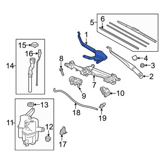 Toyota OE - Front Right Wiper Arm